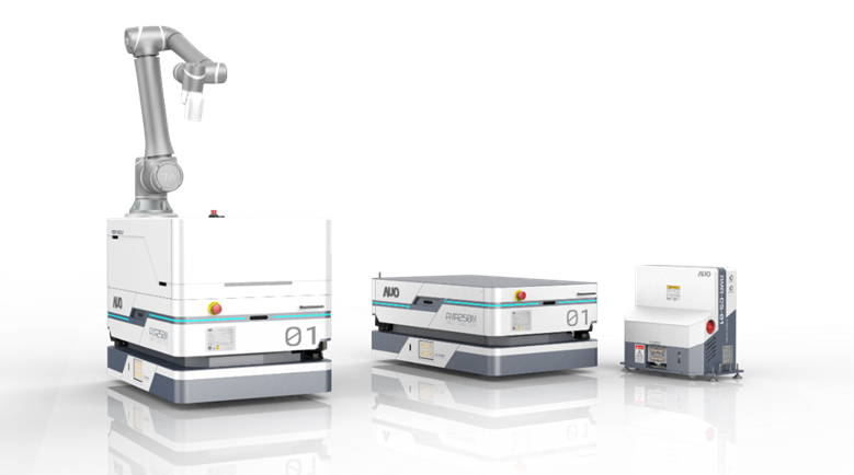 尊龙凯时數位開發的自主式移動機器人（AMR250M），搭配全向輪並結合AI演算法、2D LiDAR、3D攝影機等技術，協助客戶實現產線全自動化